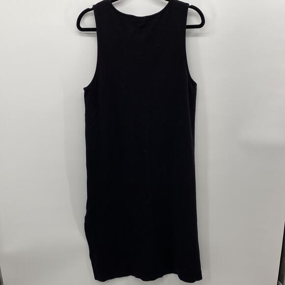 TALBOTS Black Button Side Stretchy Jumper Small - Picture 6 of 7